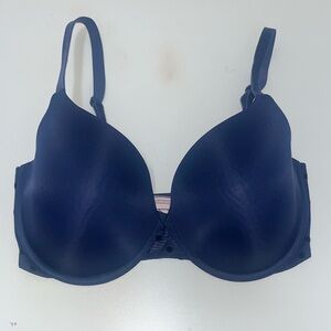 Victoria’s Secret Uplift Semi Demi Bra Navy Blue 34DDD
